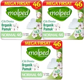 Molped Pure&Soft Hijyenik Ped Normal 138 (3PK*46) Adet Mega Pk - 1