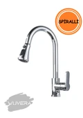 Wuvera Krom Spiralli Mutfak Eviye Bataryası – Modern ve Pratik Mutfak Çözümü! - 2