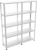 43x150x200 2 li bitişik 5 katlı çelik raf modülü - 1