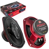 FOXX FX-CX69 Oto Hoparlör Oval 6X9 İnç 900 Watt Tweeterli Kapaklı 2 Adet - 1