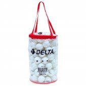 Delta 100 adet Masa Tenisi Topu (Pinpon Topu) - Fermuarlı Çantalı - 1