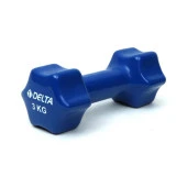 Delta 3 Kg x 1 Adet Deluxe Pvc Kaplama Lacivert Demir Dambıl - 1