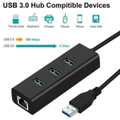 S Line Usb to CAT6 + Hub - 2