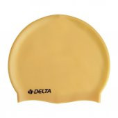 Delta Silikon Bone 10 Adet Yüzücü Havuz Deniz Bonesi (Düz Renk) - 1