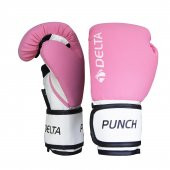 Delta Punch Dura-Strong Pembe-Beyaz Boks Eldiveni - 2