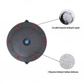 Delta Uluslararası Standart Ebatlarda 62 Cm Çap Bosu Ball Bosu Topu Pilates Denge Aleti (Pompalı) - 3