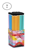 Fatih Kurşun Kalem Üçgen Mercanlı Pastel Renkli Fa12070kl00 (72 Li Paket) - 1
