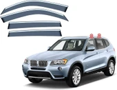 Bmw X3 F25 2011 2017 Kromlu Cam Rüzgarlığı İthal - 1