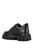 Shoetyle - Siyah Hakiki Deri Bağcıklı Erkek Günlük Ayakkabı 115-K534 - 6