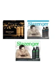 Slazenger Active Sport Yeşil Mavi Gold Edt Deo 125ml X 3'lü Set - 1