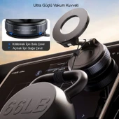 TriLine Manyetik Vakum Araç Montaj Telefon Üniversal Tutucu X68 Stand 360 ° Ayarlanabilir Katlanabilir - 4