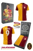 Galatasaray Orijinal Lisanslı İcardi Çocuk T-shirt + Bileklik Set Hediyelik Ahşap Kutulu - 1