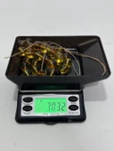 Su Damlası Doğal Kaya Damla Kehribar Tesbih 11mm 30,31 Gram - 6