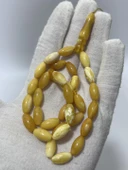 Doğal Kraliçe Kaya Damla Kehribar Tesbih 33lük 14,96 Gram - 3