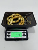 Doğal Kraliçe Kaya Damla Kehribar Tesbih 33lük 14,96 Gram - 5