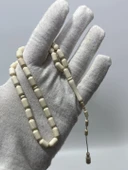 Kesme Fildişi Tesbih 12,61 Gram - Koleksiyonluk Fil Dişi Tespih thumbnail 1