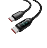 Toocki 100W Dijital Ekran Type-C To Type-C Pd Hızlı Şarj Kablosu 200cm - 2