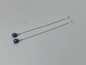 Ashiqi Doğal Barok İnci 925 Ayar Gümüş Küpe 1,45 Gram - 2