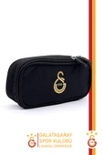 Galatasaray Orijinal Kalemlik  Gold Logo Baskılı Çift Gözlü Kalem Kutusu thumbnail 1