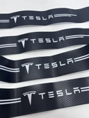 Tesla Model S/X Karbon Görünüm Kapı Eşiği Sticker - 4