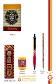 Galatasaray Orijinal Lisanslı Kalem Kalemtraş Bloknot Silgi Hediyelik Set - 2