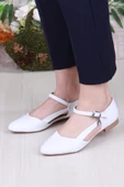 Fort 01-634 Soft Toka Detaylı Şık Ev İş Ofis Rahat Günlük Ayakkabı Kadın Babet thumbnail 7