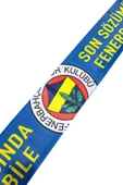 Fenerbahçe Orijinal Lisanslı Son Sözümüz Fenerbahçe Saten Şal Atkı - 7