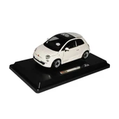 S00022106 BURAGO 1/24 FİAT 500 2007 BEYAZ -SUN - 2