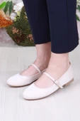 Fort 01-630 Soft Toka Detaylı Şık Ev İş Ofis Rahat Günlük Ayakkabı Kadın Babet thumbnail 7