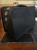 CEMGİZAY Kabin Boy Evcil Hayvan Taşıma Çantası  Uçak Onaylı  40x30x23cm  Hava Delikli ve Hafif Kedi Köpek Çantası - 2