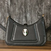 Serpenti Detaylı Zincir Askılı Mini Omuz Çantası - 4