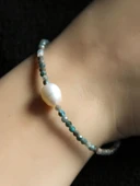 Doğal Taş Apatit Taşlı İnci Kadın Doğal Taşlı Bileklik eub8ait thumbnail 2