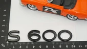 DK Tuning S600 Maybach Bagaj Siyah ABS Yazı Logo Arma thumbnail 2