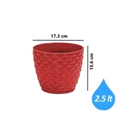 Omnipazar SO-KAP3 Kapadokya Dekoratif Plastik Saksı 2.5 Litre No 3 - 6