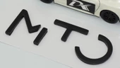 DK Tuning Mito Siyah ABS Bagaj Yazı Logo Alfa Romeo İle Uyumlu - 4