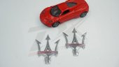 Maserati Ghibli Levante Gransport Quattroporte Krom Metal 3M 3D Y - 2