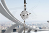 Jaguar Kristal Taşlı Stil Araç Ayna Parfümlü Sarkacı New Style - 1