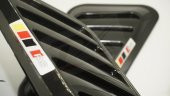 Audi RS Logo Ön Kaput Glossy Black Air Flow Rüzgarlık - 1