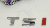 Volkswagen TSİ Bagaj Krom ABS 3M 3D Logo Amblem - 4