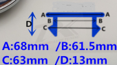 5 Zigen Racing Jant Göbek Kapağı Seti 68mm - 4