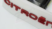 Citroen C3 C4 C5 B7 Bagaj Parlak Kırmızı ABS 3M 3D Yazı Logo Ambl thumbnail 6
