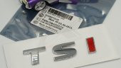 Volkswagen TSİ Bagaj Krom ABS 3M 3D Logo Amblem - 7