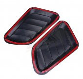 Audi RS Logo Ön Kaput Glossy Black Air Flow Rüzgarlık - 7