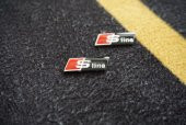 Audi S Line Direksiyon Alüminyum Alaşımlı 3M 3D Sticker Logo 2Li - 5