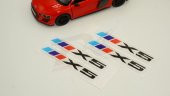 Bmw X5 Logo 3M 3D Damla Silikon Torpido Bagaj Çamurluk Logo Amble - 3
