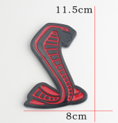 Ford Mustang Shelby Kobra Yeni Nesil Bagaj 3M 3D Krom Metal Logo - 8