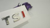 Volkswagen TSİ Bagaj Krom ABS 3M 3D Logo Amblem - 1