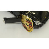 Porsche Gold Metal Direksiyon 3M Logo Amblem - 6