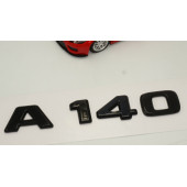 A 140 Bagaj Parlak Siyah ABS 3M 3D Yazı Logo thumbnail 3