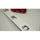 Skoda Bagaj Yeni Nesil Uzun Krom ABS 3M 3D Yazı Logo Amblem - 5